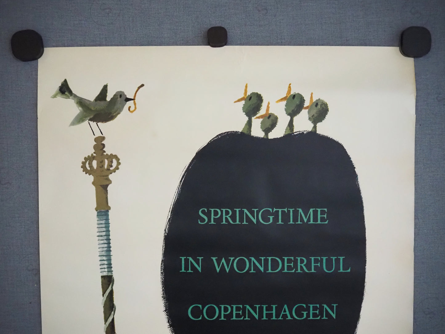 1963 Copenhagen Royal Guard by Antoni - Original Vintage Poster