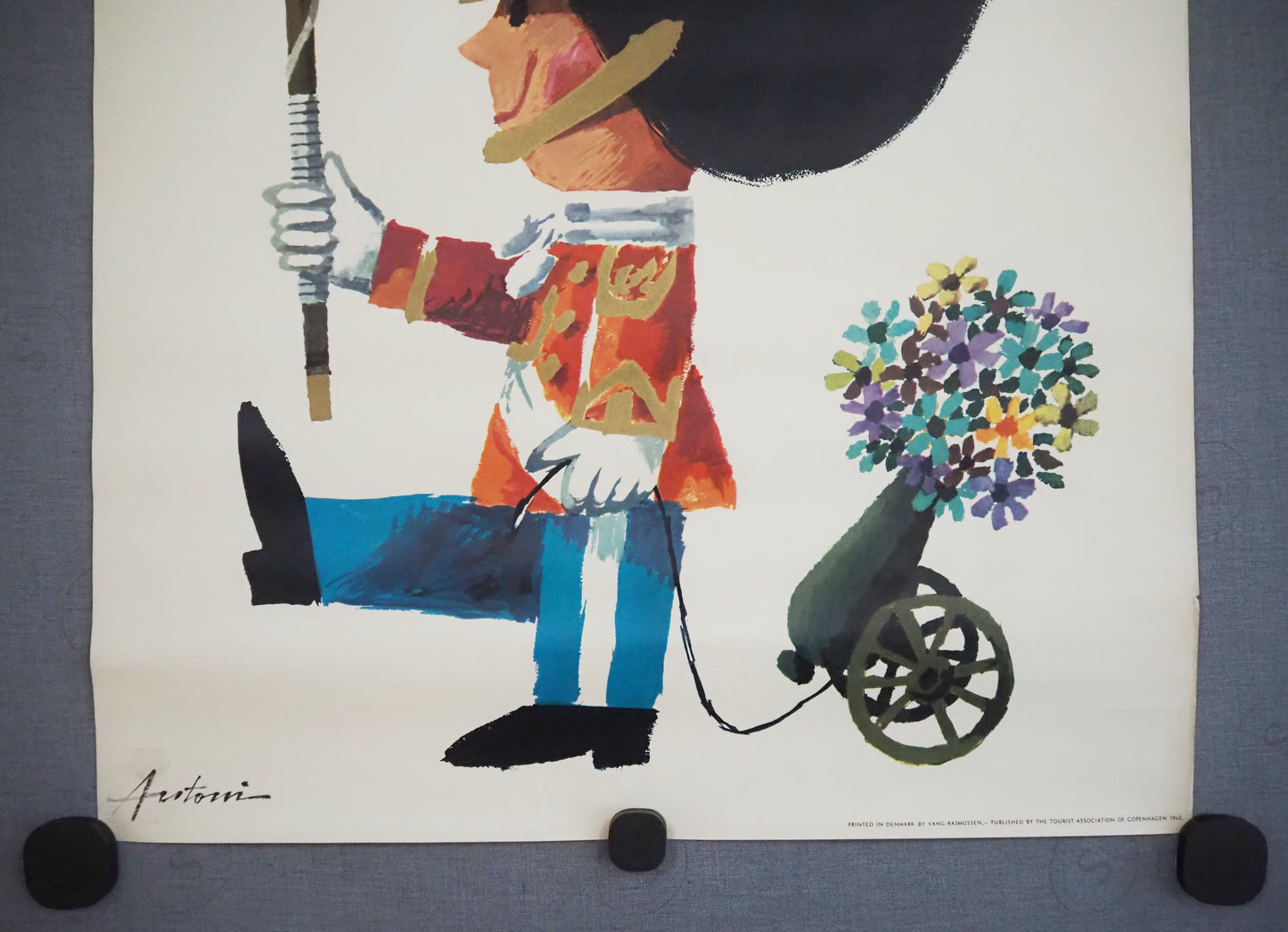 1963 Copenhagen Royal Guard by Antoni - Original Vintage Poster
