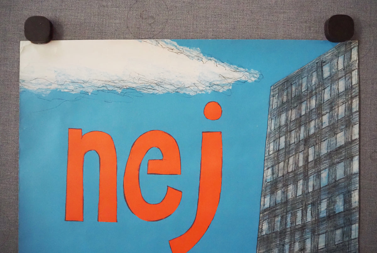 1972 Anti-European Union Campaign Poster - Original Vintage Poster