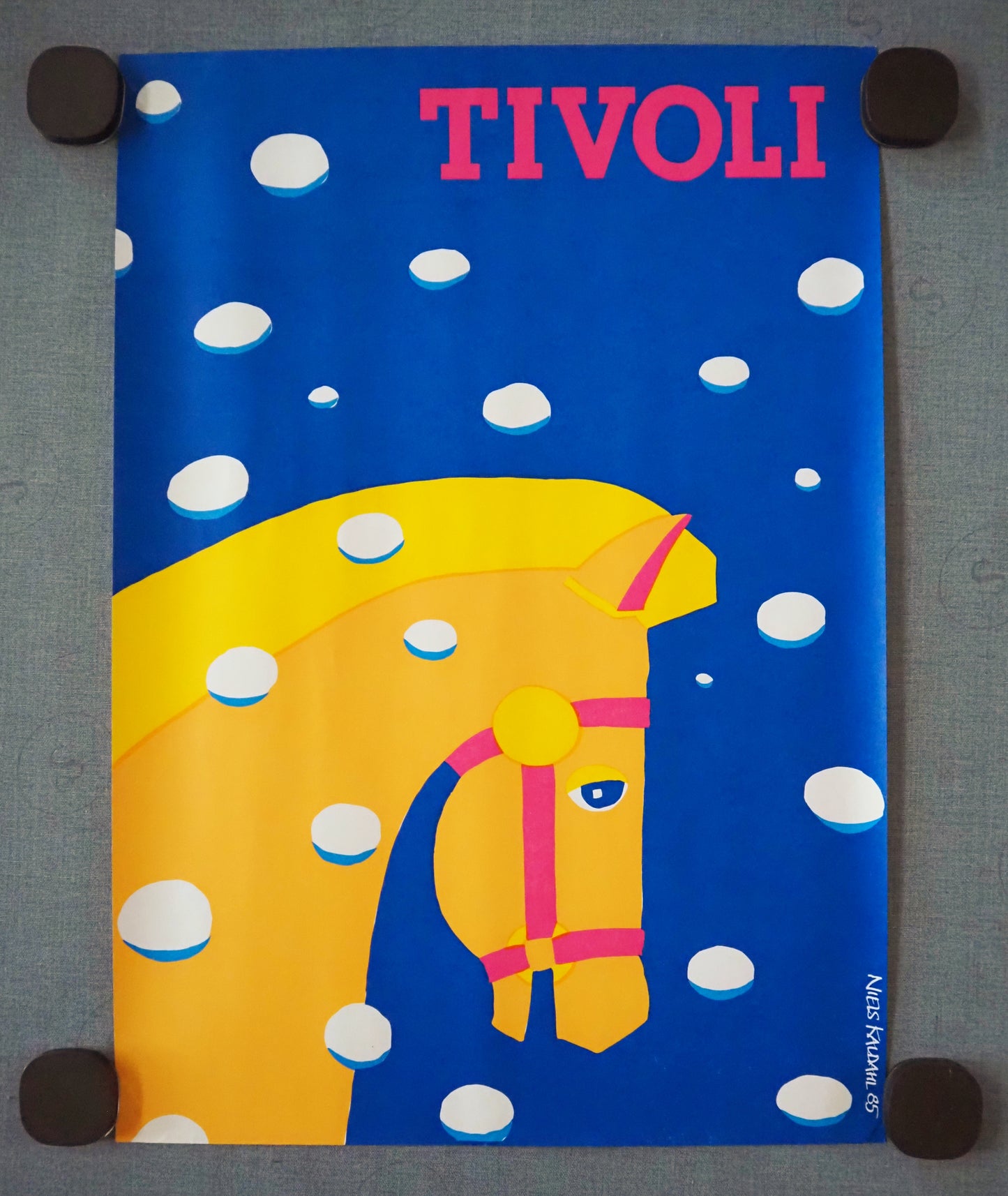 1985 Tivoli Gardens by Niels Kaldahl - Original Vintage Poster