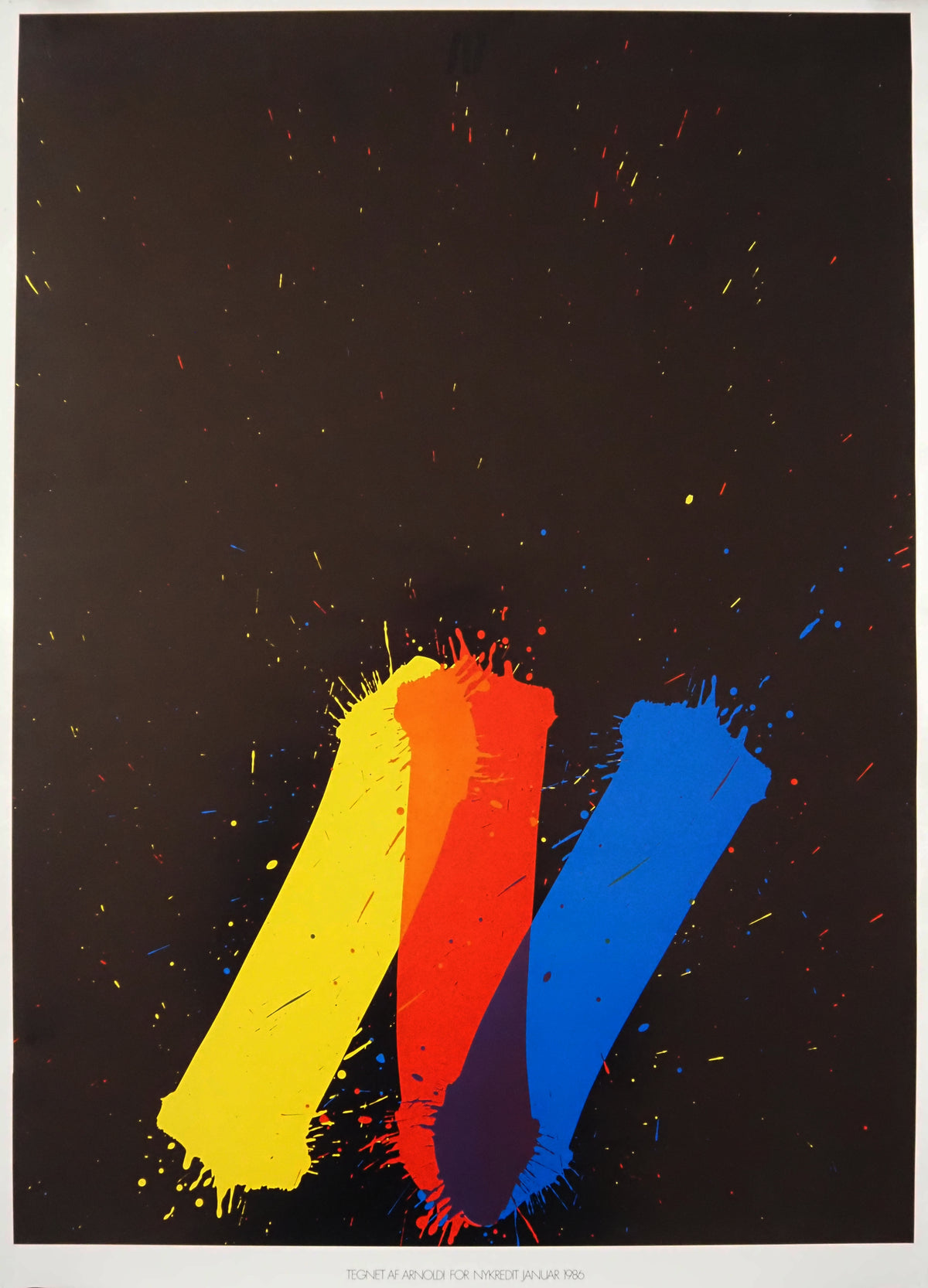 1986 Arnoldi Modern Art - Original Vintage Poster