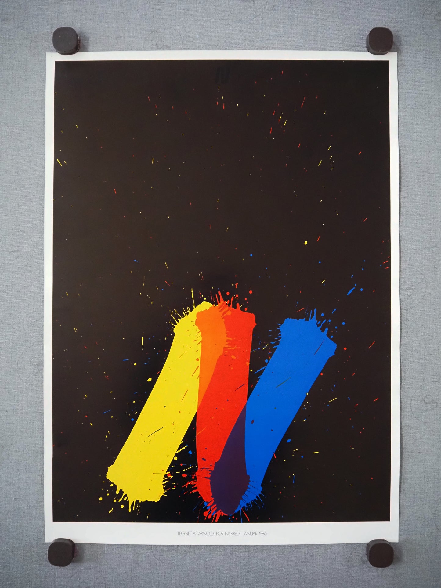 1986 Arnoldi Modern Art - Original Vintage Poster