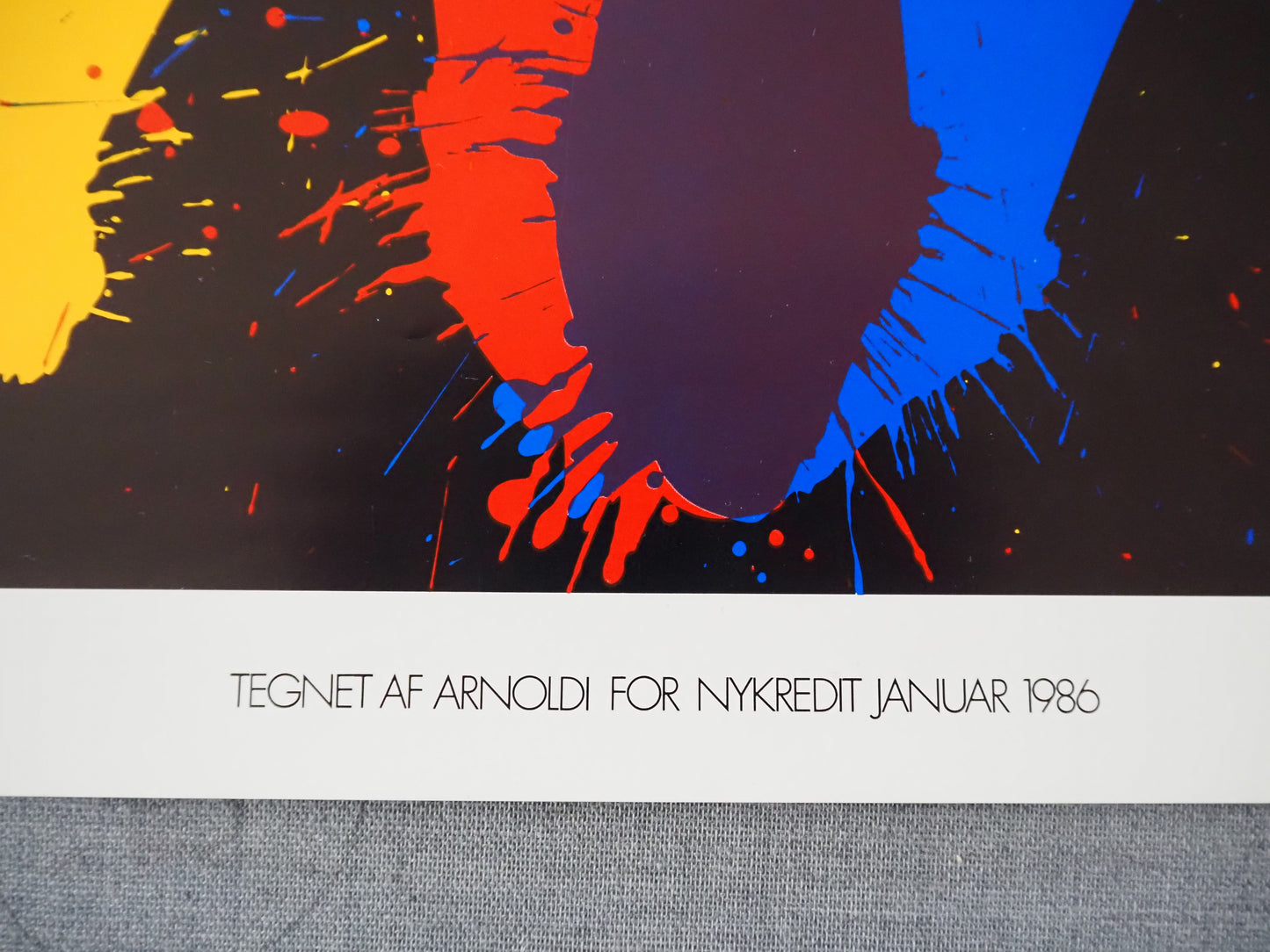 1986 Arnoldi Modern Art - Original Vintage Poster