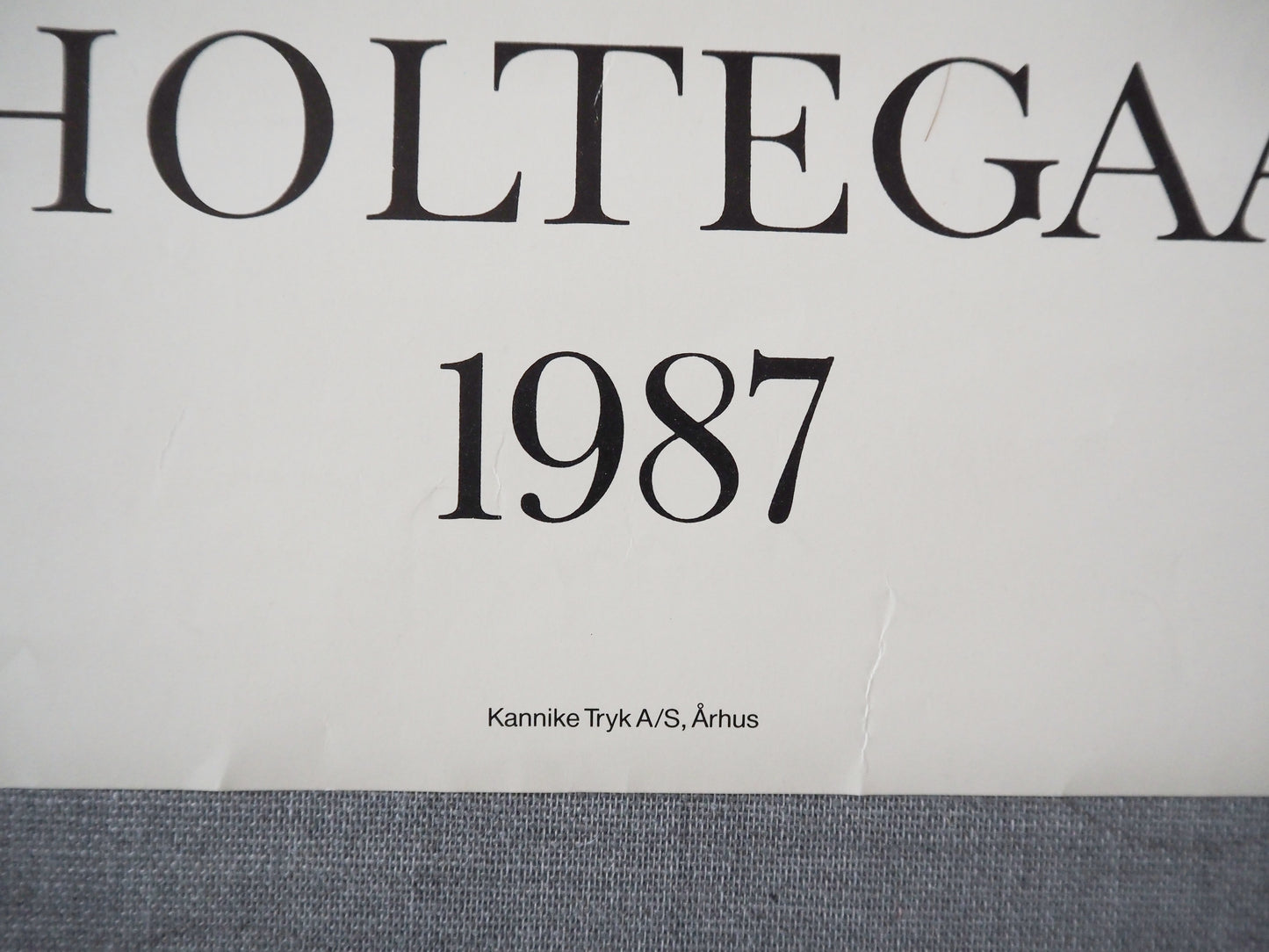 1987 Chagall Exhibition Poster - Original Vintage Poster