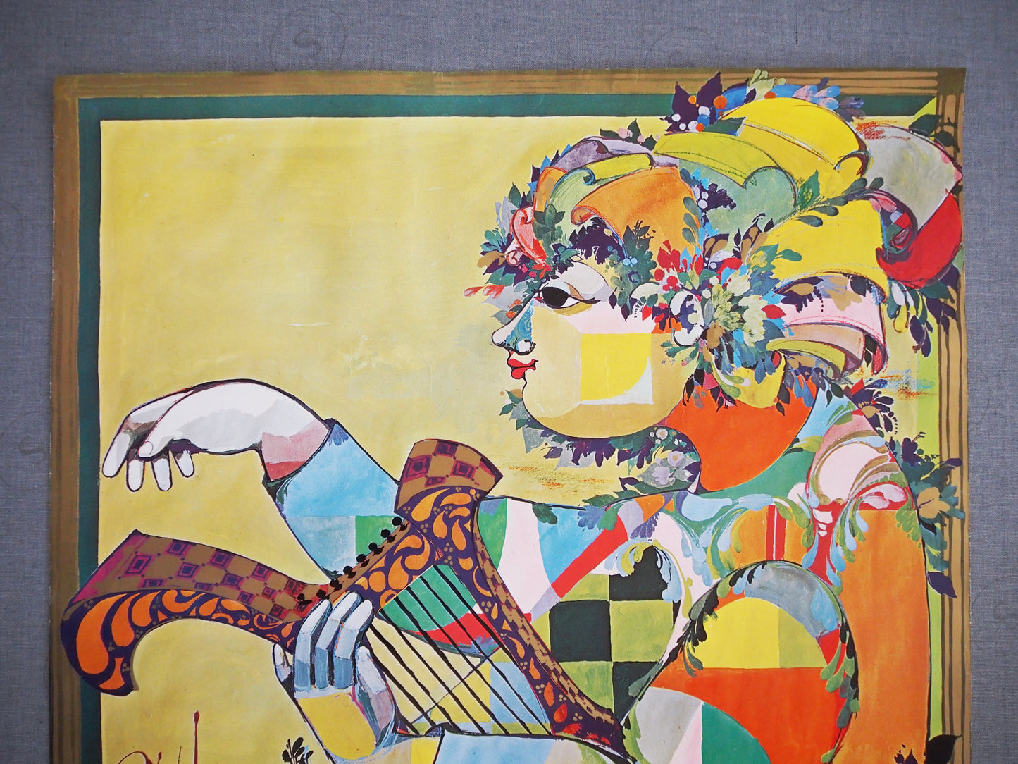 1994 Wiinblad Exhibition Genève Poster - Original Vintage Poster