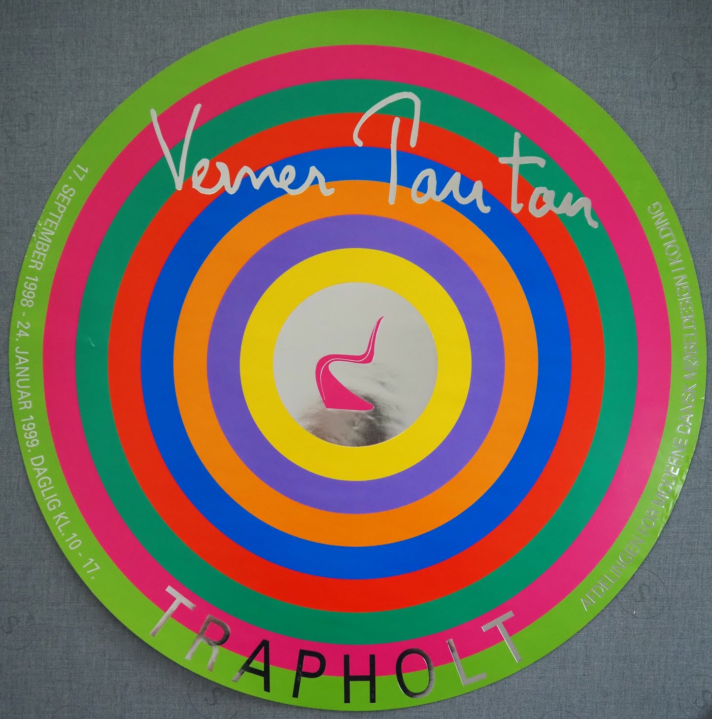 1997 Verner Panton Exhibition - Original Vintage Poster