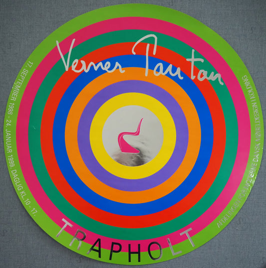 1997 Verner Panton Exhibition - Original Vintage Poster