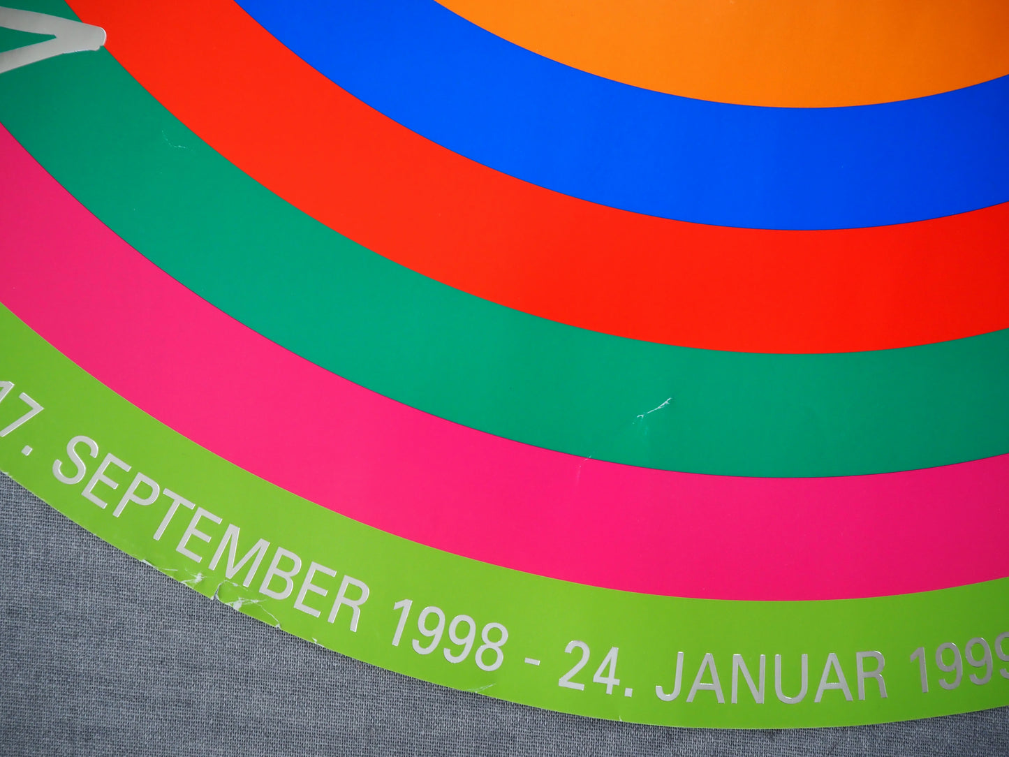 1997 Verner Panton Exhibition - Original Vintage Poster