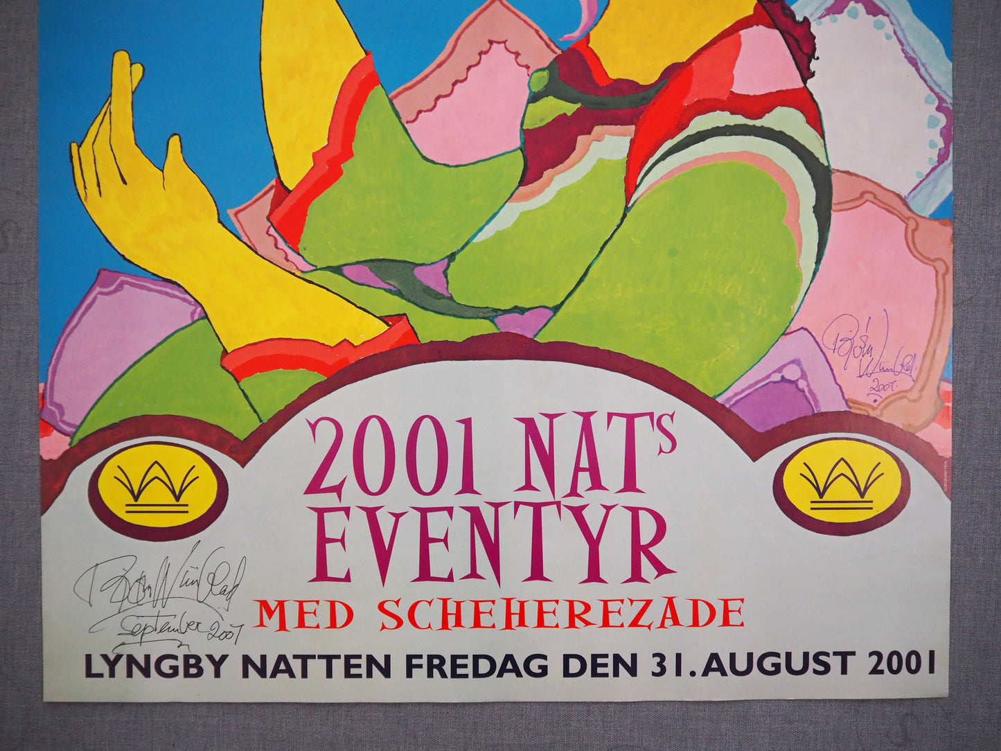 2001 Wiinblad 2001 Nights (Signed) - Original Vintage Poster