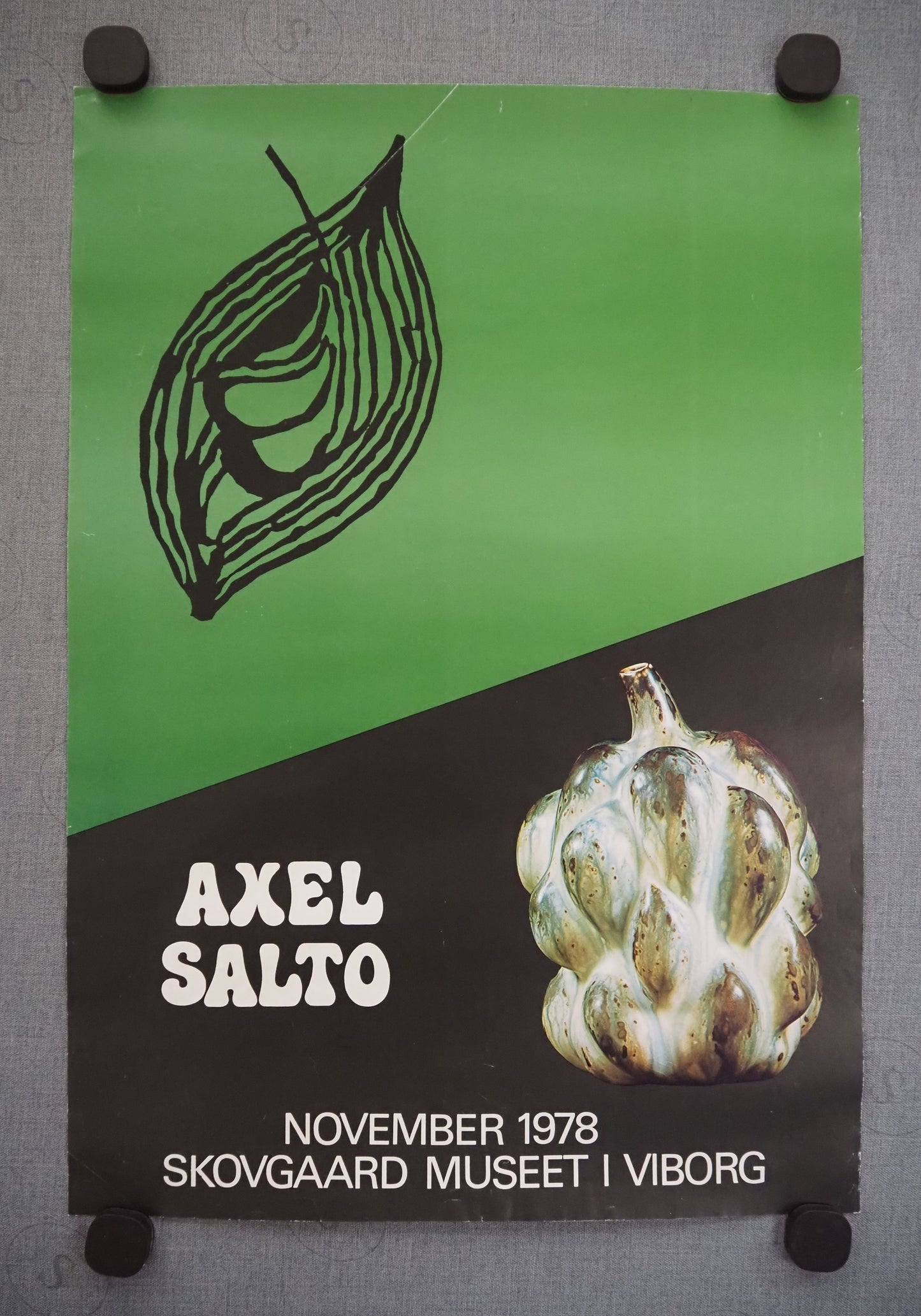 1978 Axel Salto Exhibition Poster - Original Vintage Poster