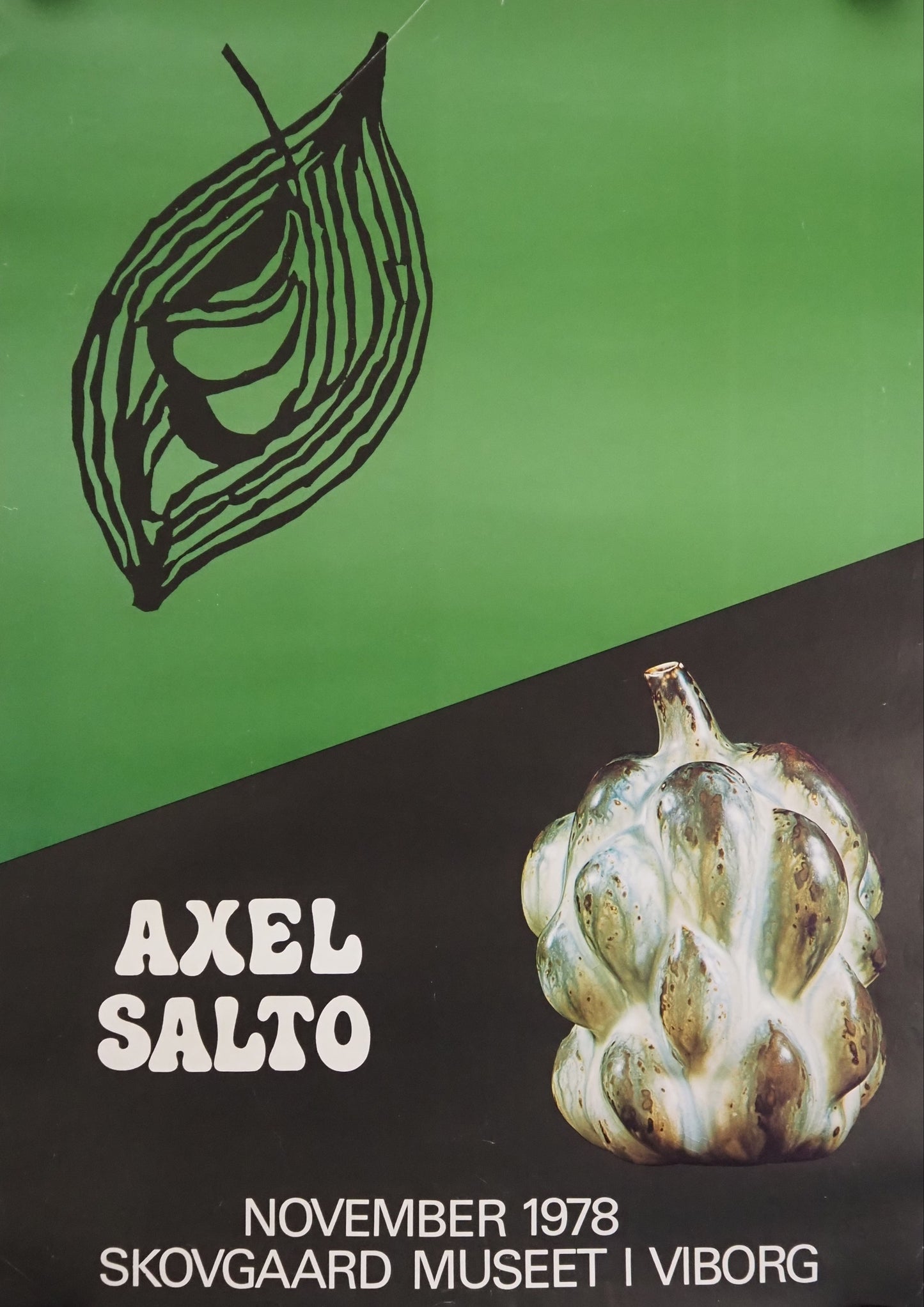 1978 Axel Salto Exhibition Poster - Original Vintage Poster