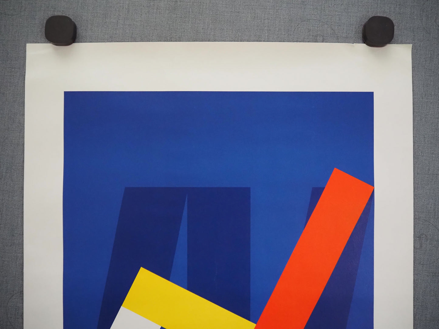 1980s Per Arnoldi "The Chair" - Original Vintage Poster