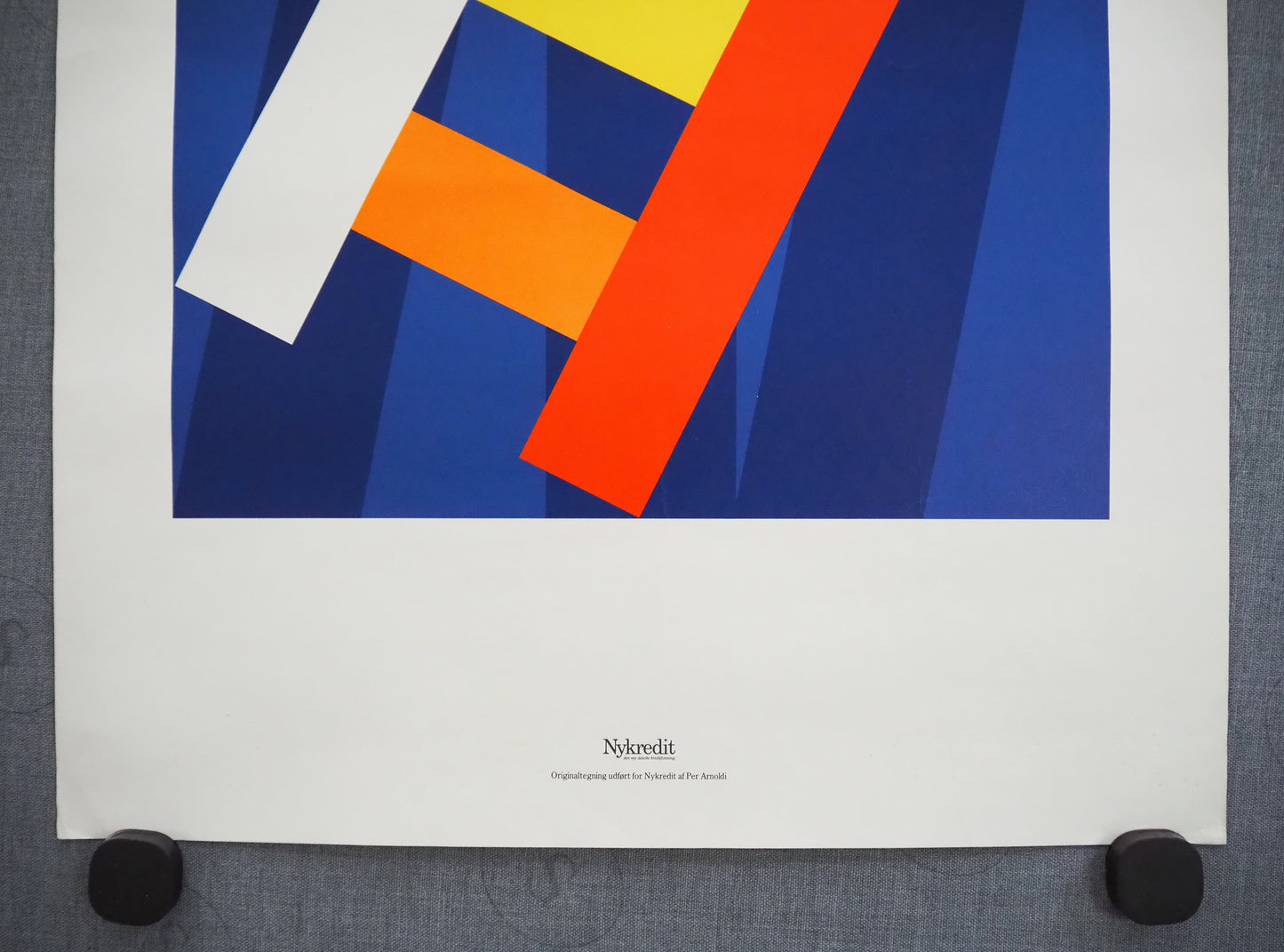 1980s Per Arnoldi "The Chair" - Original Vintage Poster