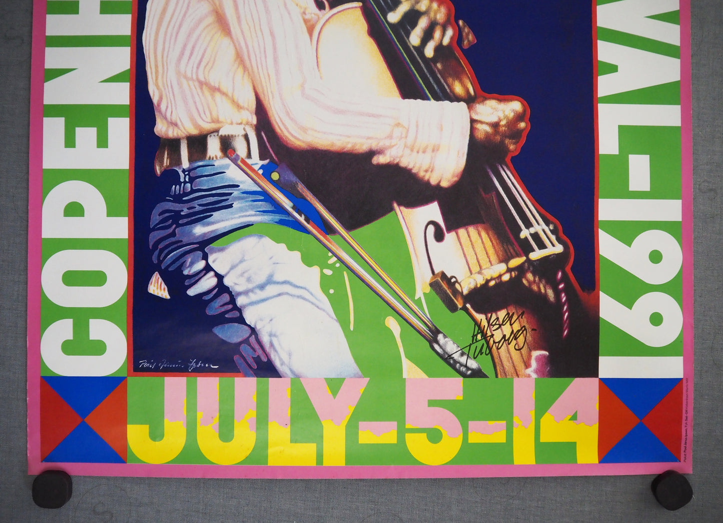 1991 Copenhagen Jazz Festival - Original Vintage Poster