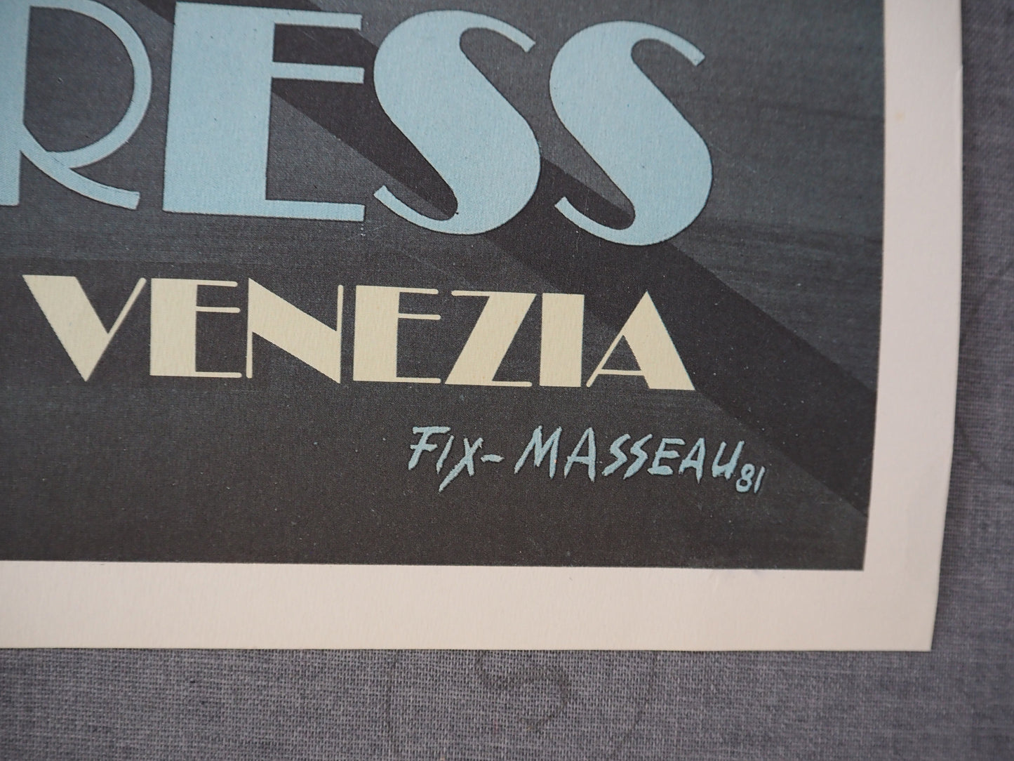 1981 Venice-Simplon Orient-Express London - Original Vintage Poster