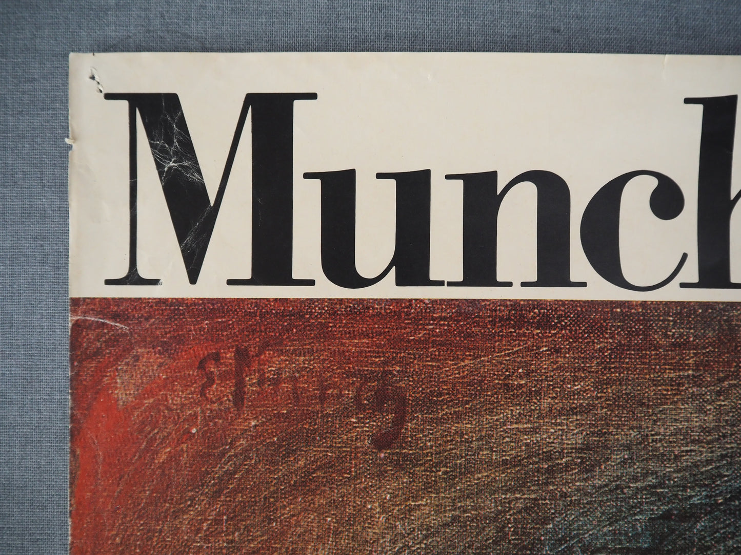 1975 Edvard Munch on Malmö Konsthall - Original Vintage Poster