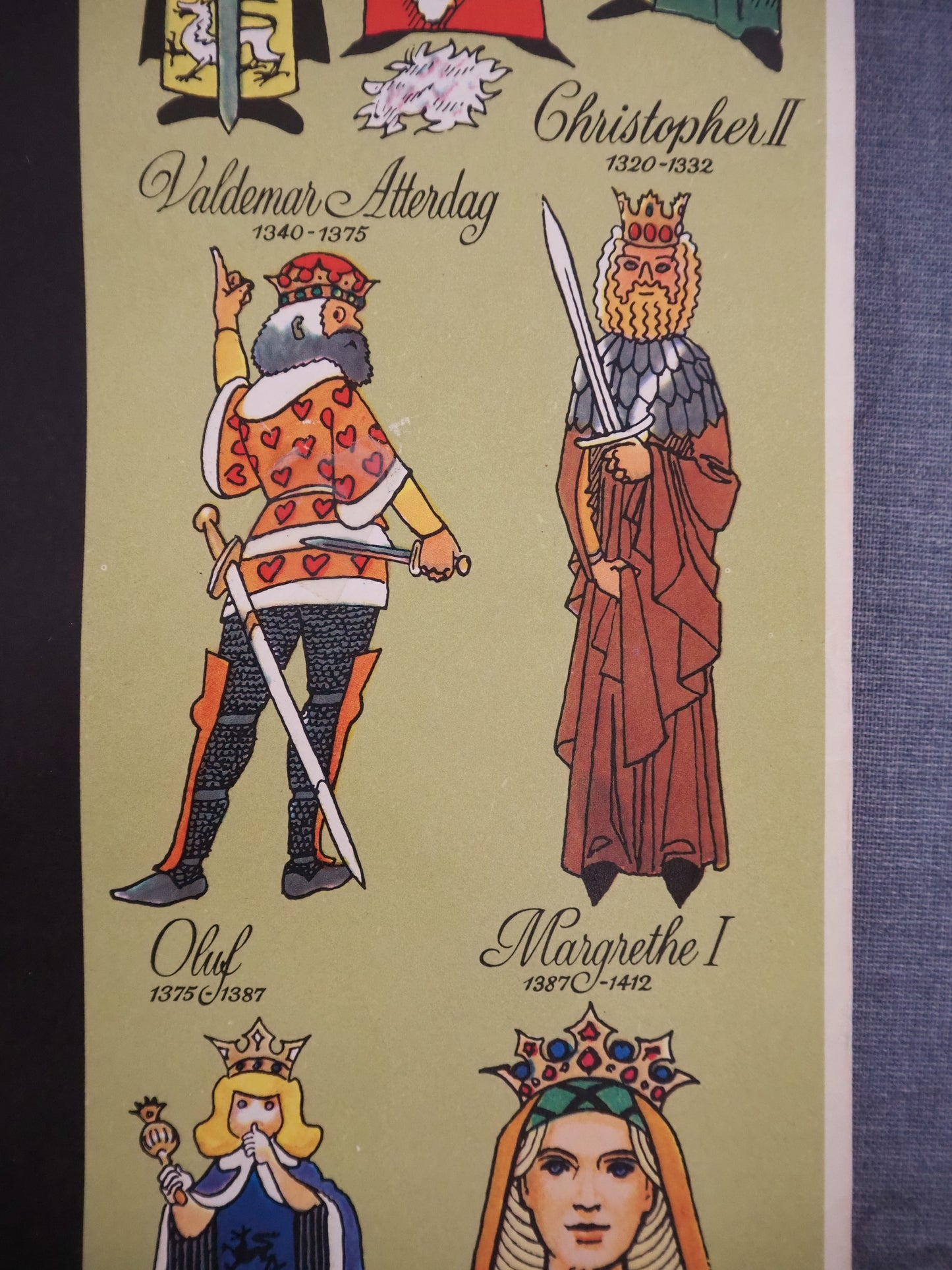 1984 Kings & Queens of Denmark - Original Vintage Poster
