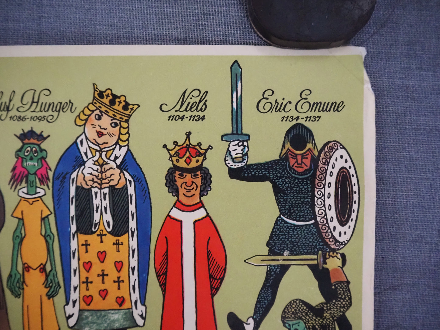 1984 Kings & Queens of Denmark - Original Vintage Poster