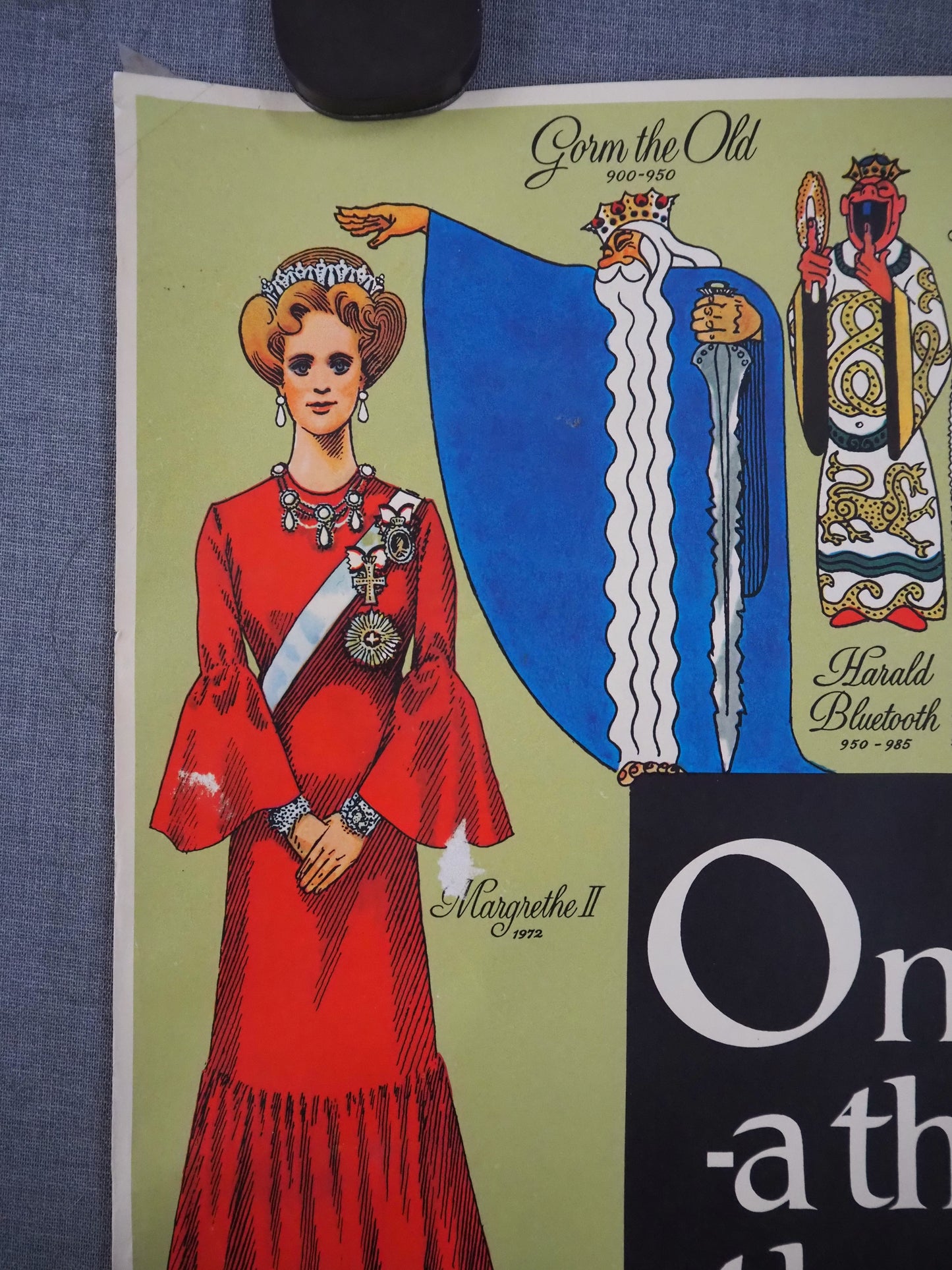 1984 Kings & Queens of Denmark - Original Vintage Poster
