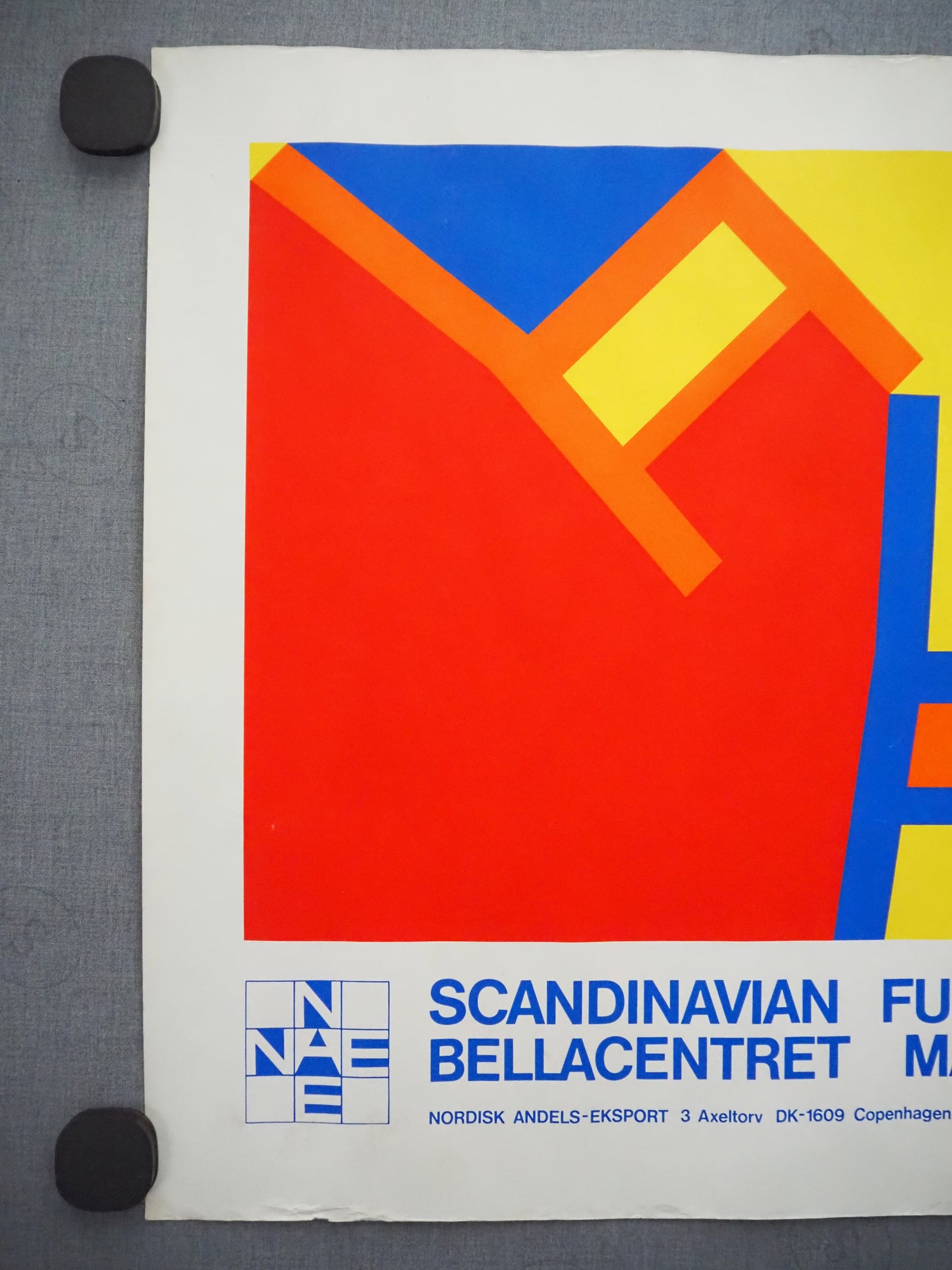 1975 Scandinavian Furniture Fair by Arnoldi - Original Vintage Poster