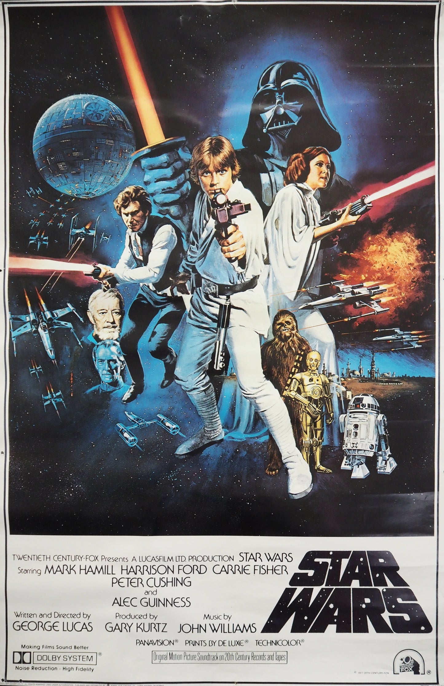 1977 Star Wars Movie Poster by Chantrell - Original Vintage Poster