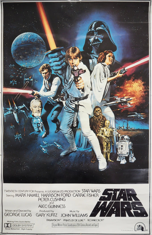 1977 Star Wars Movie Poster by Chantrell - Original Vintage Poster