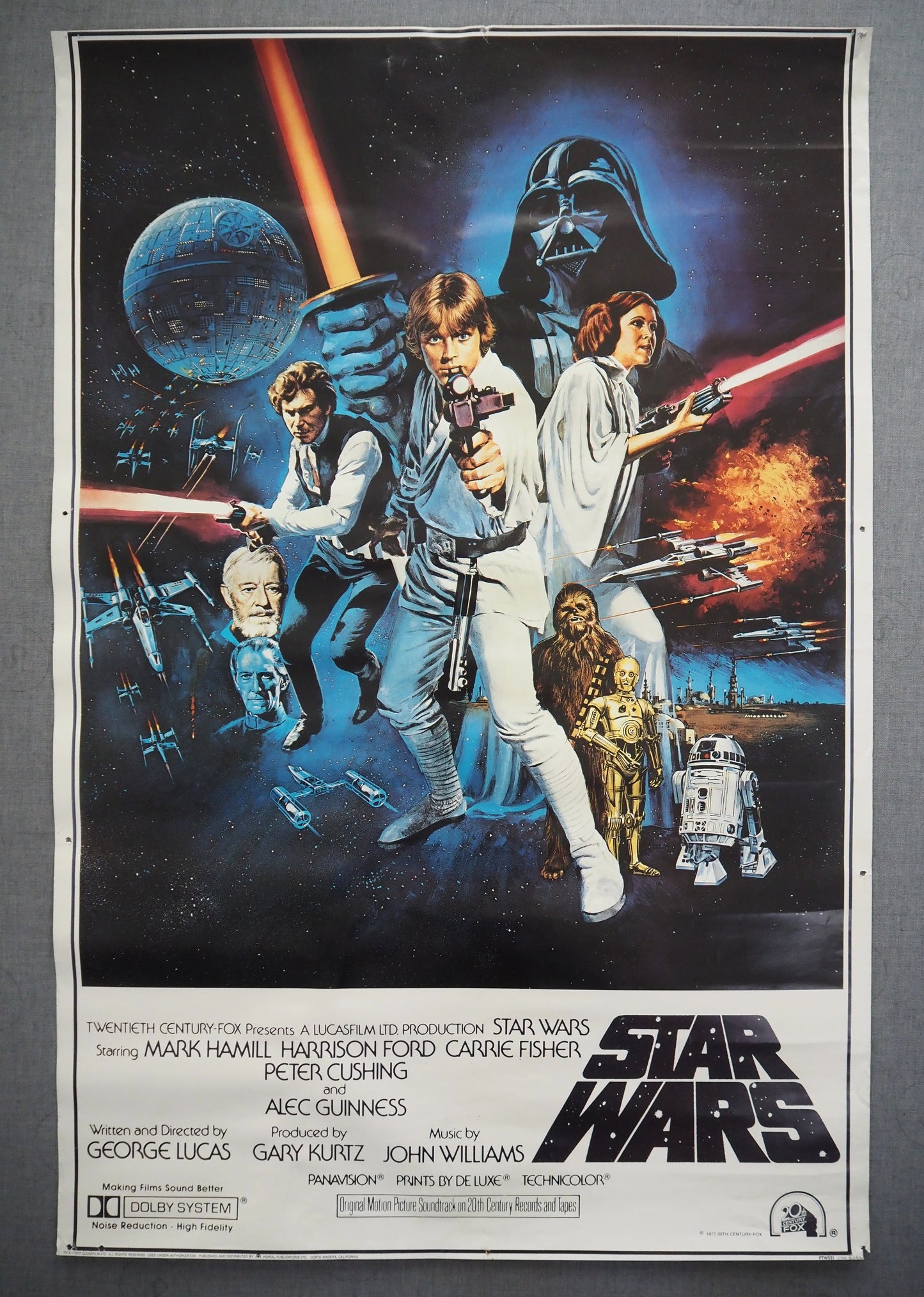 1977 Star Wars Movie Poster by Chantrell - Original Vintage Poster