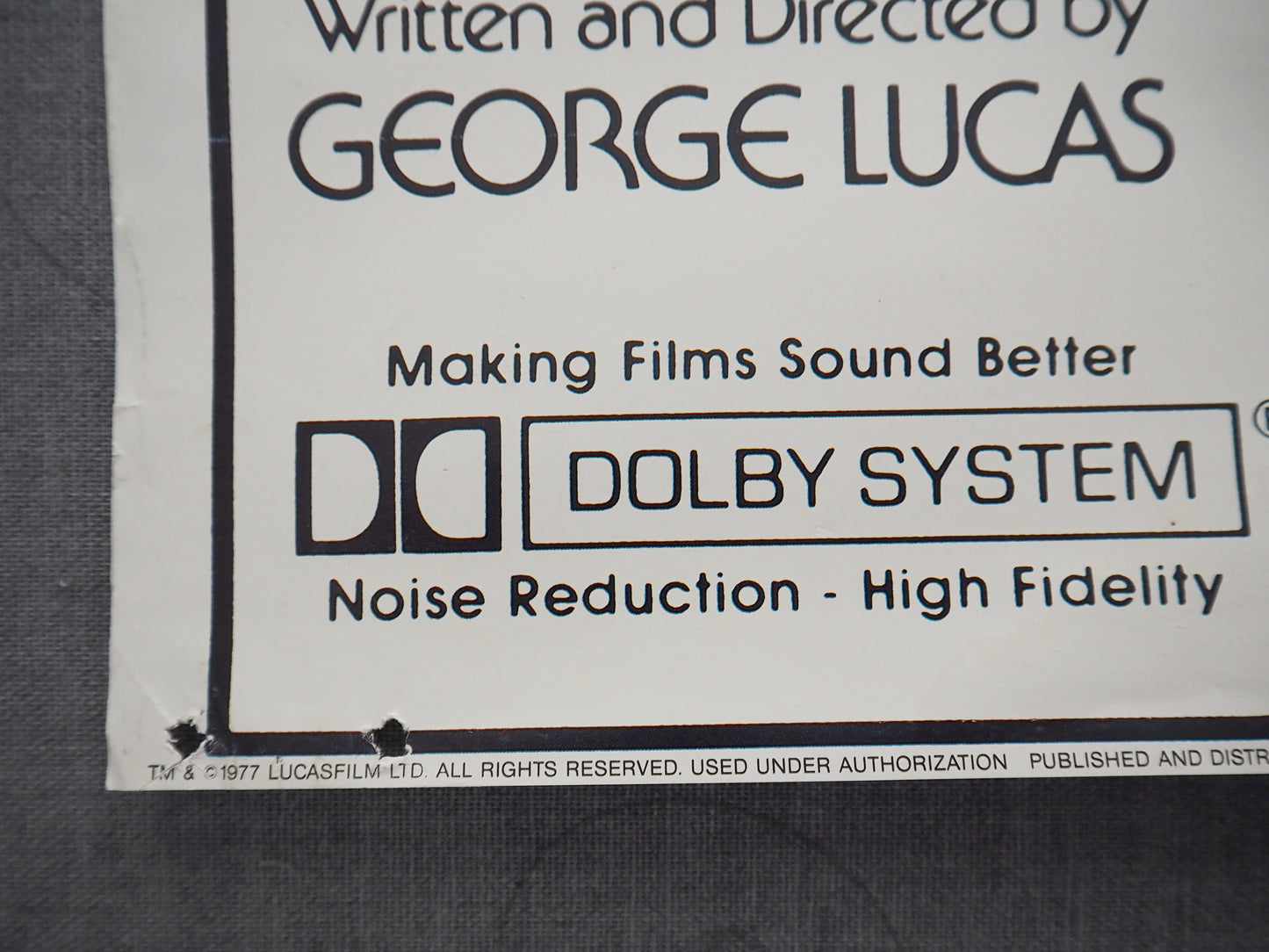 1977 Star Wars Movie Poster by Chantrell - Original Vintage Poster