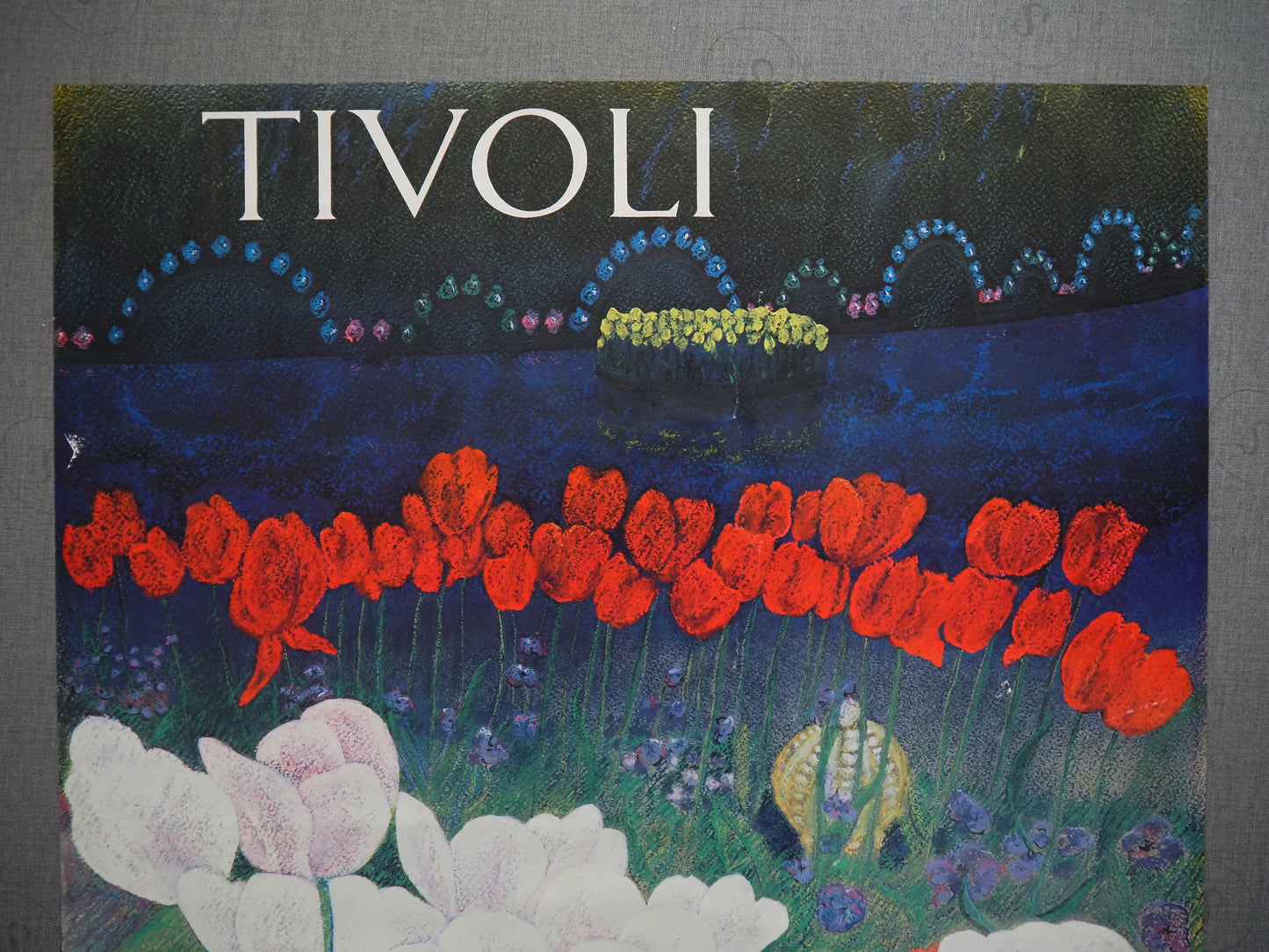 1991 Tivoli Gardens by Naja Salto - Original Vintage Poster