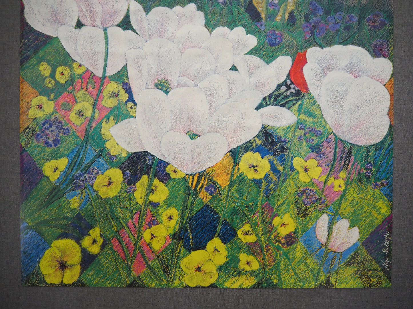 1991 Tivoli Gardens by Naja Salto - Original Vintage Poster