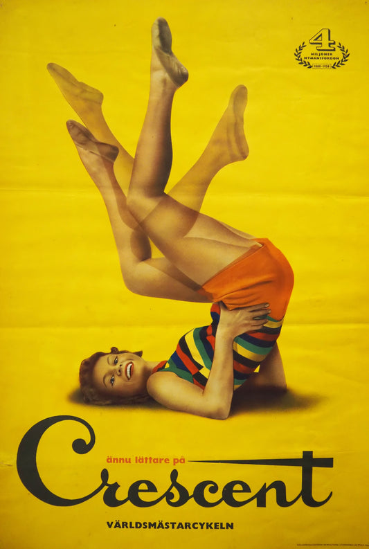 1958 Bicycle Cresent Advertisement - Original Vintage Poster
