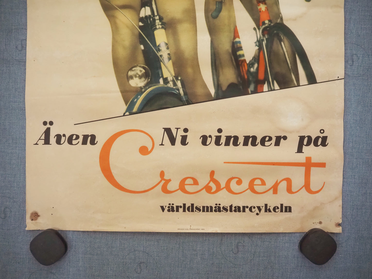 1953 Bicycle Cresent Advertisement - Original Vintage Poster