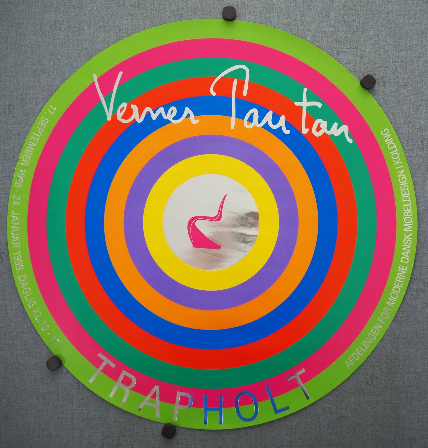 1997 Verner Panton Exhibition - Original Vintage Poster