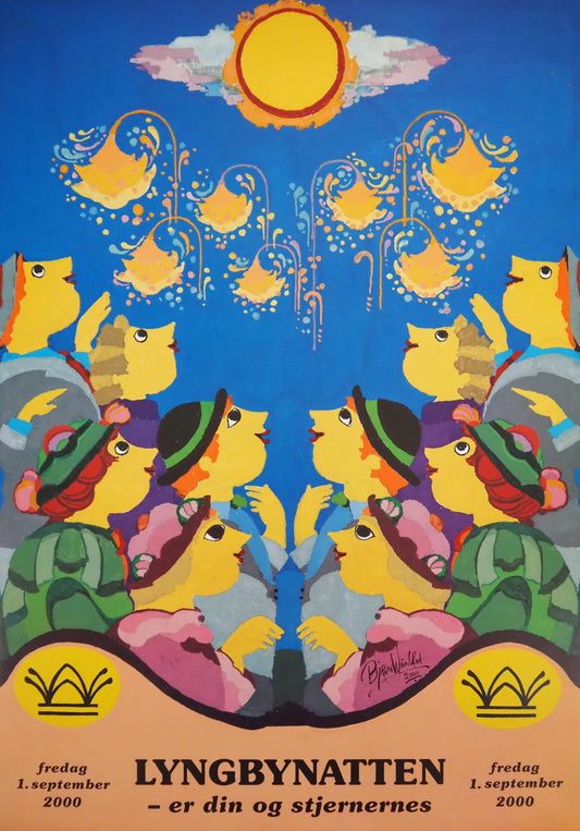 2000 Wiinblad Culture Night - Original Vintage Poster