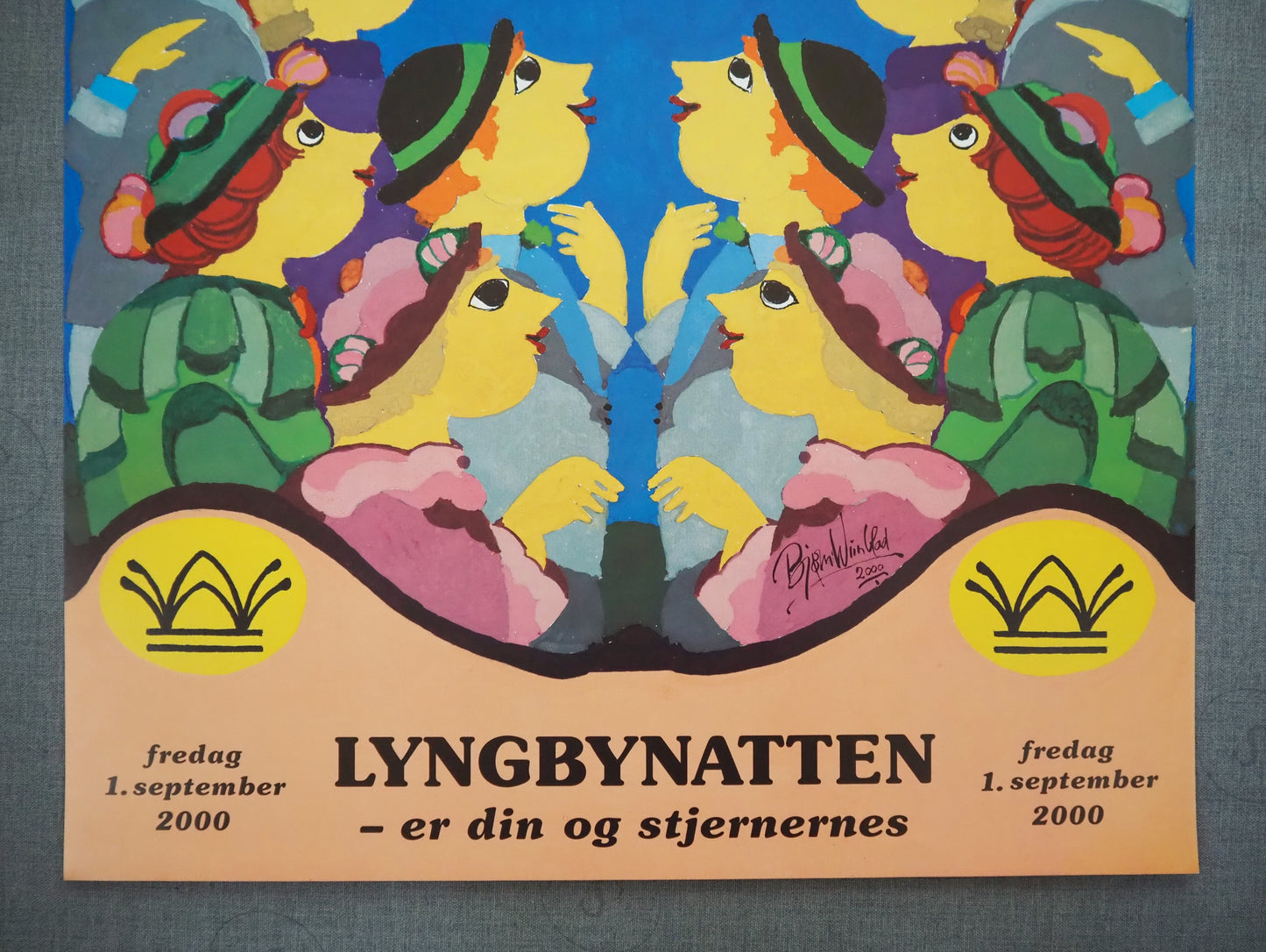 2000 Wiinblad Culture Night - Original Vintage Poster