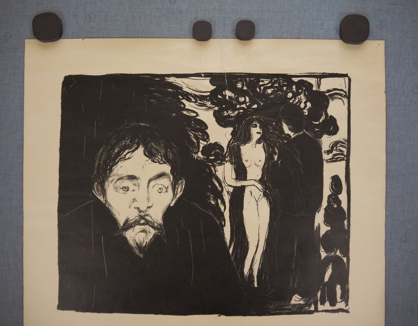 1946 Edvard Munch Memorial Exhibition Poster - Original Vintage Poster