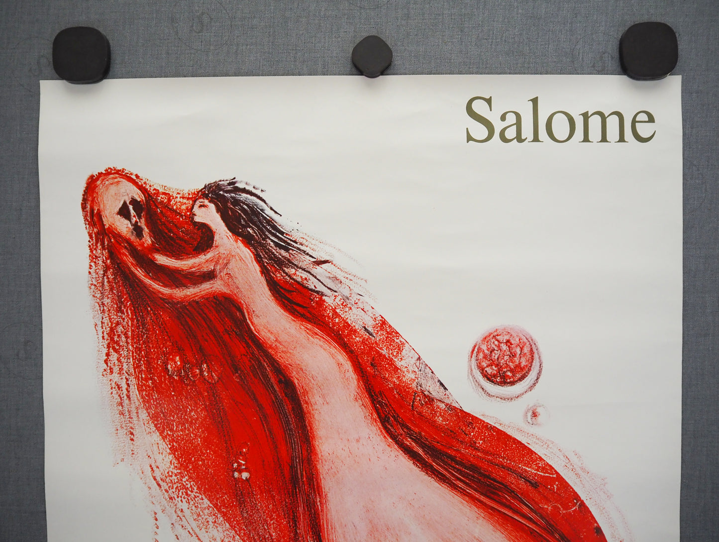1978 Salome Opera Poster by Lars Bo - Original Vintage Poster