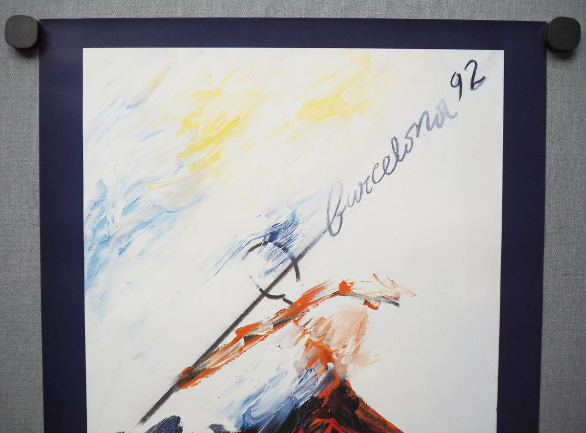 1992 Summer Olympic Games Barcelona (Official Poster) by Josep Guinovart - Original Vintage Poster