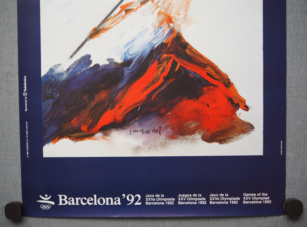 1992 Summer Olympic Games Barcelona (Official Poster) by Josep Guinovart - Original Vintage Poster