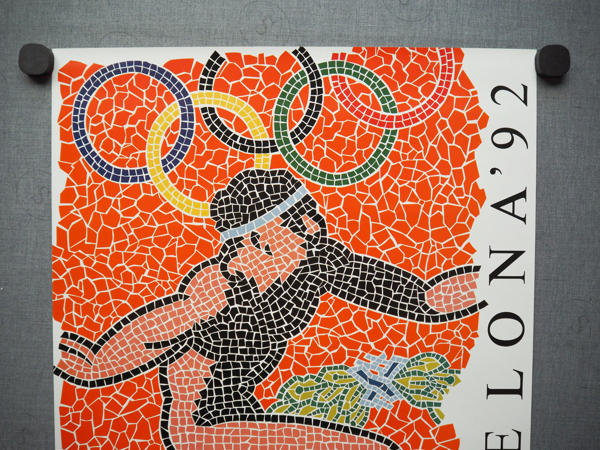 1992 Summer Olympic Games Barcelona (Official Poster) by Carlos Rolando - Original Vintage Poster