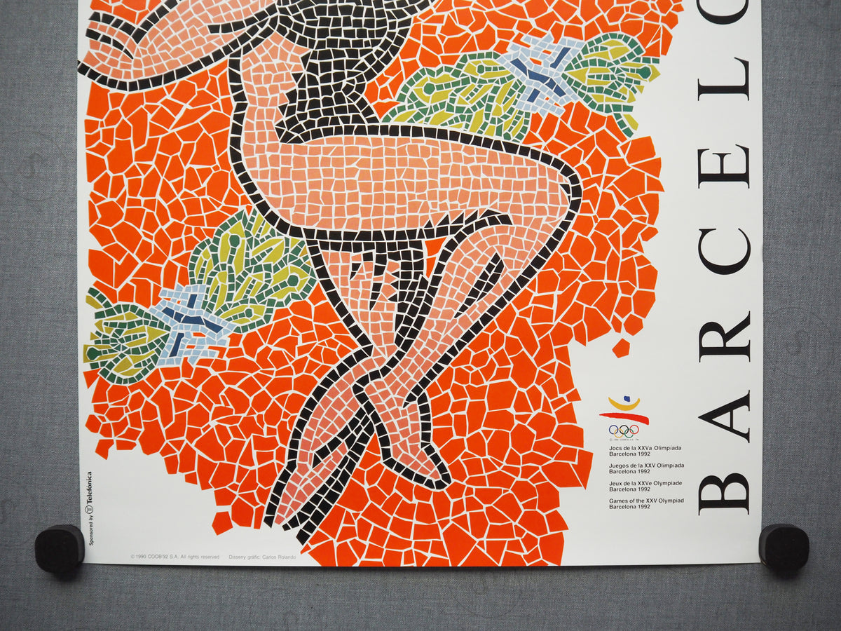 1992 Summer Olympic Games Barcelona (Official Poster) by Carlos Rolando - Original Vintage Poster