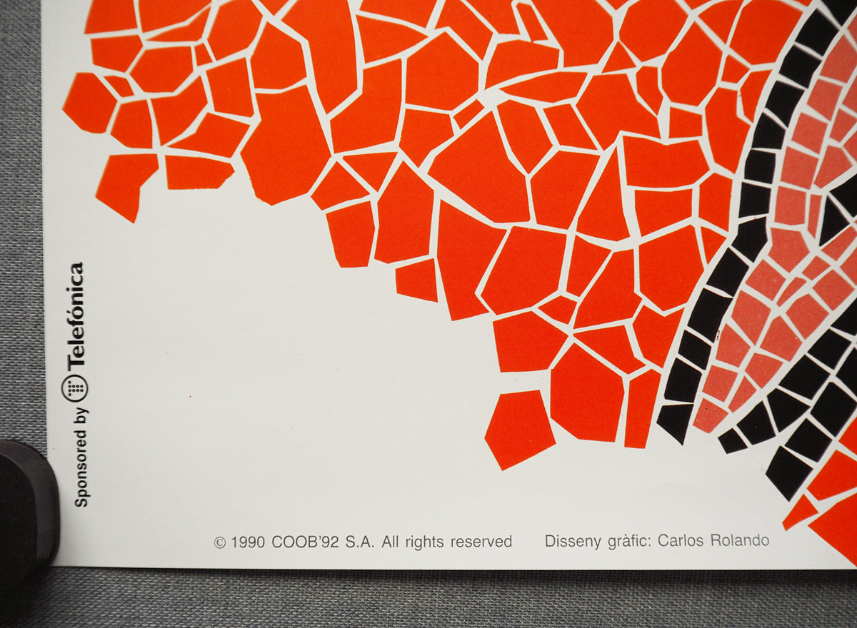 1992 Summer Olympic Games Barcelona (Official Poster) by Carlos Rolando - Original Vintage Poster