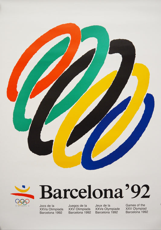 1992 Summer Olympic Games Barcelona (Official Poster) by Onésim Colavidas - Original Vintage Poster
