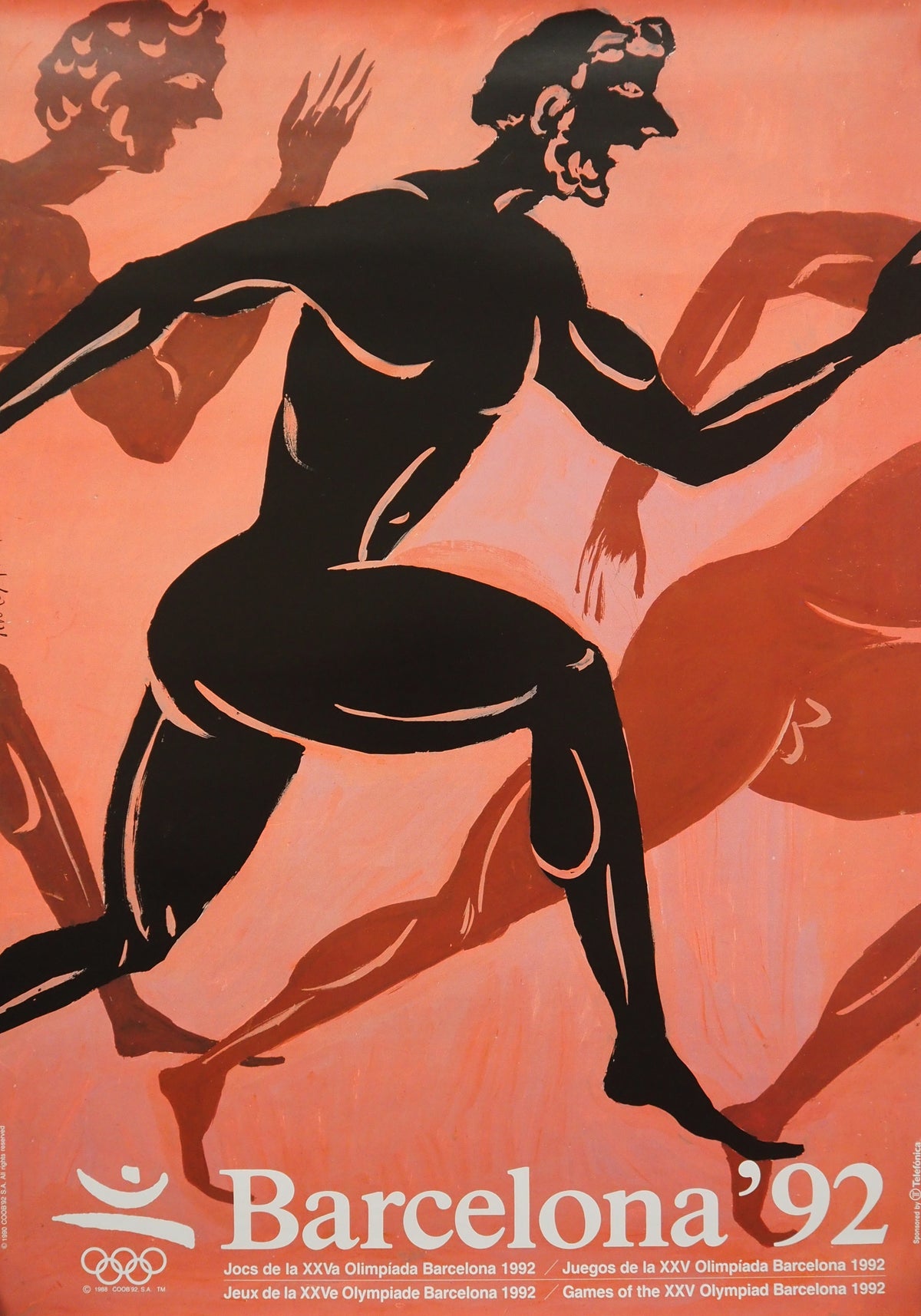 1992 Summer Olympic Games Barcelona (Official Poster) by Antoni Giralt Miracle - Original Vintage Poster