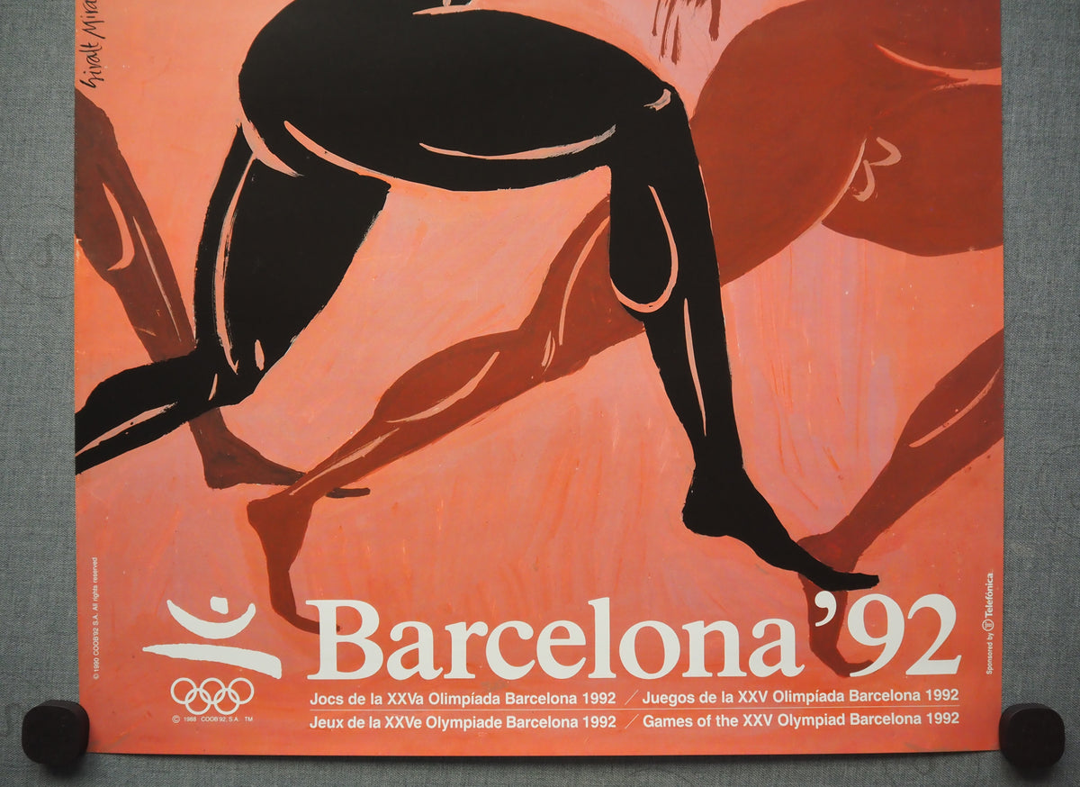 1992 Summer Olympic Games Barcelona (Official Poster) by Antoni Giralt Miracle - Original Vintage Poster
