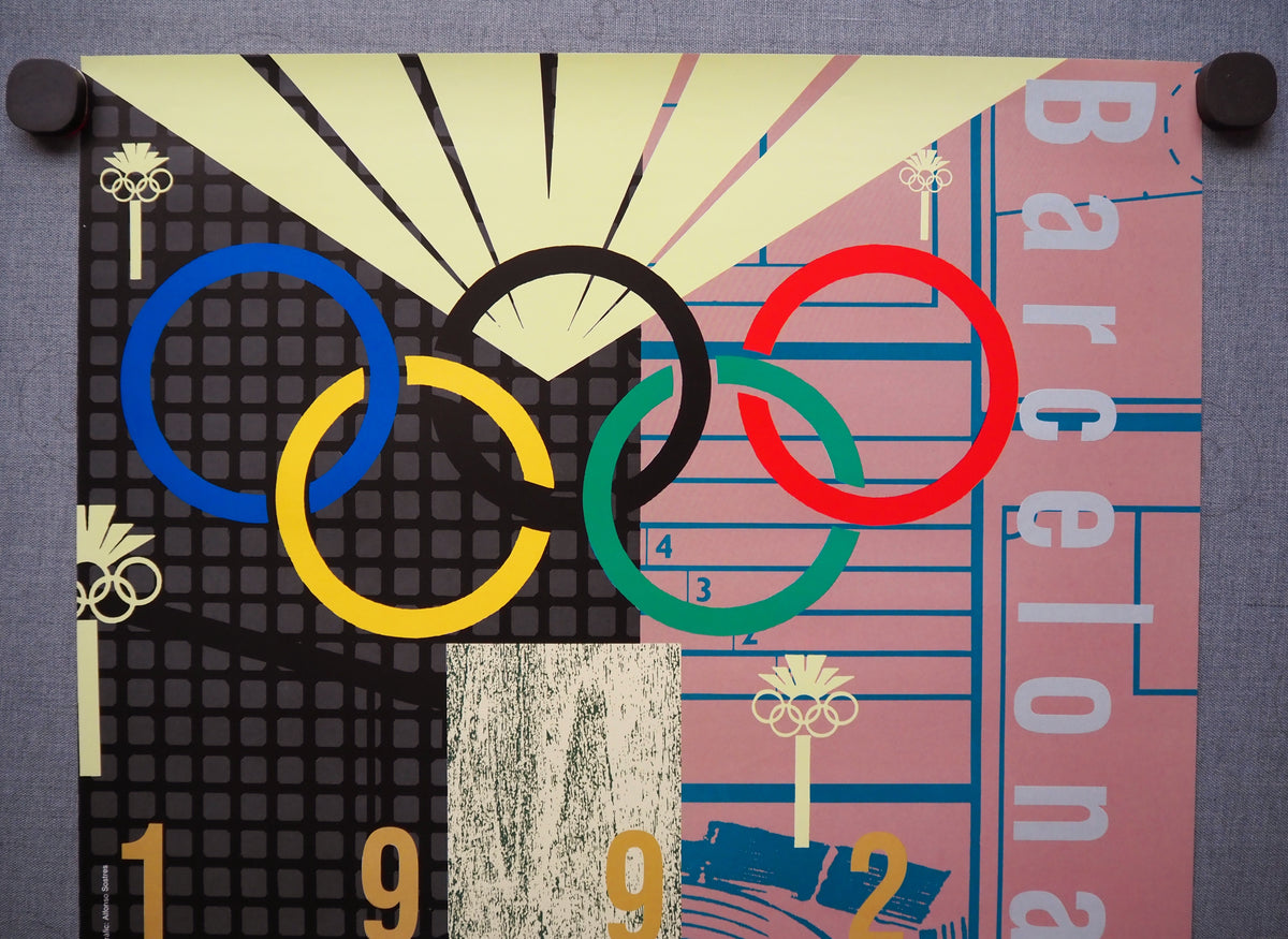 1992 Summer Olympic Games Barcelona (Official Poster) by Alfonso Sostres - Original Vintage Poster