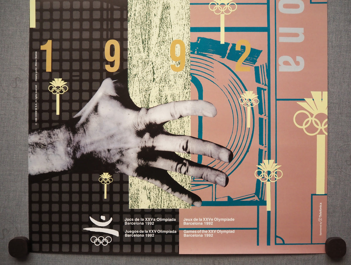1992 Summer Olympic Games Barcelona (Official Poster) by Alfonso Sostres - Original Vintage Poster