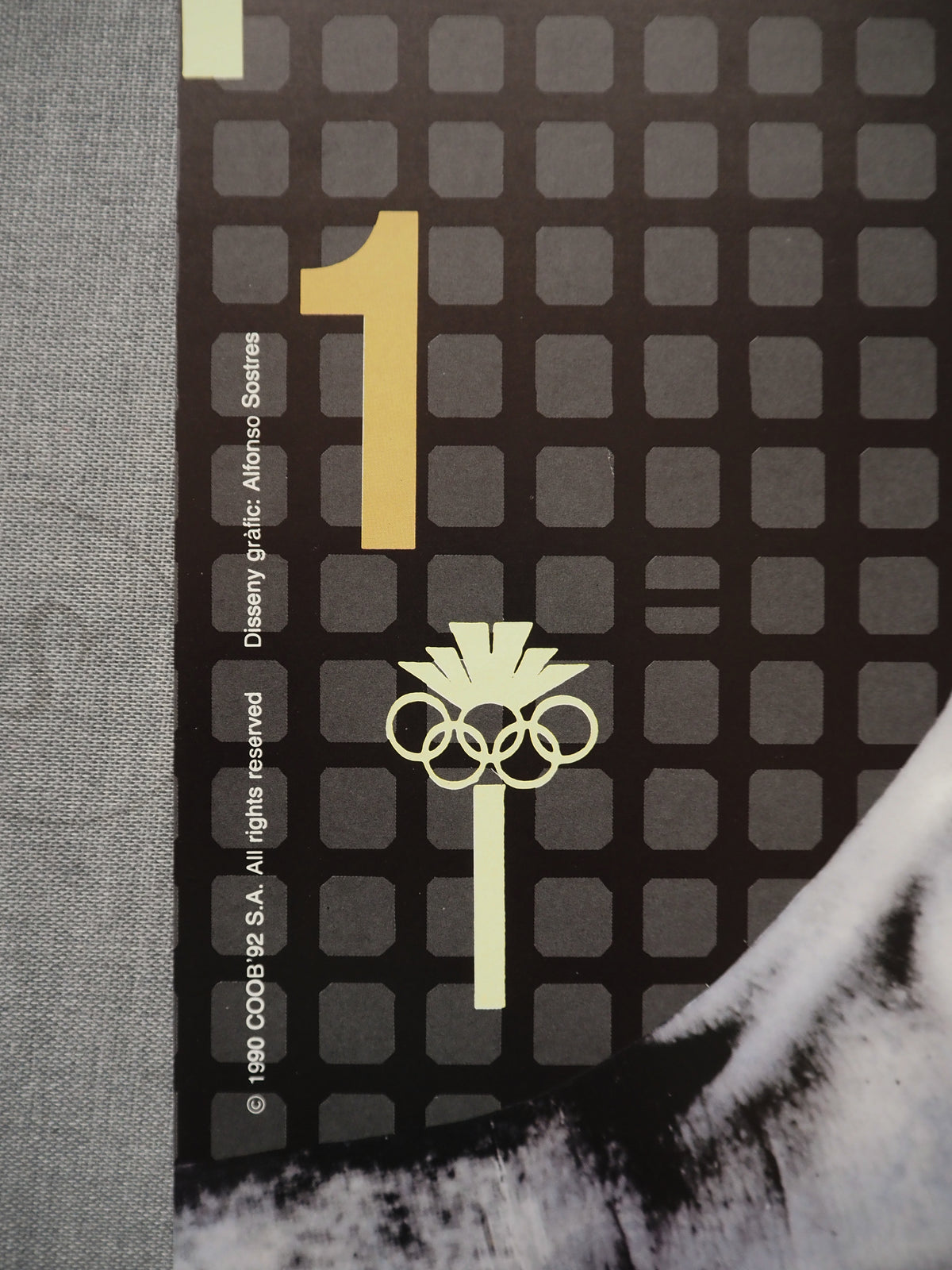 1992 Summer Olympic Games Barcelona (Official Poster) by Alfonso Sostres - Original Vintage Poster