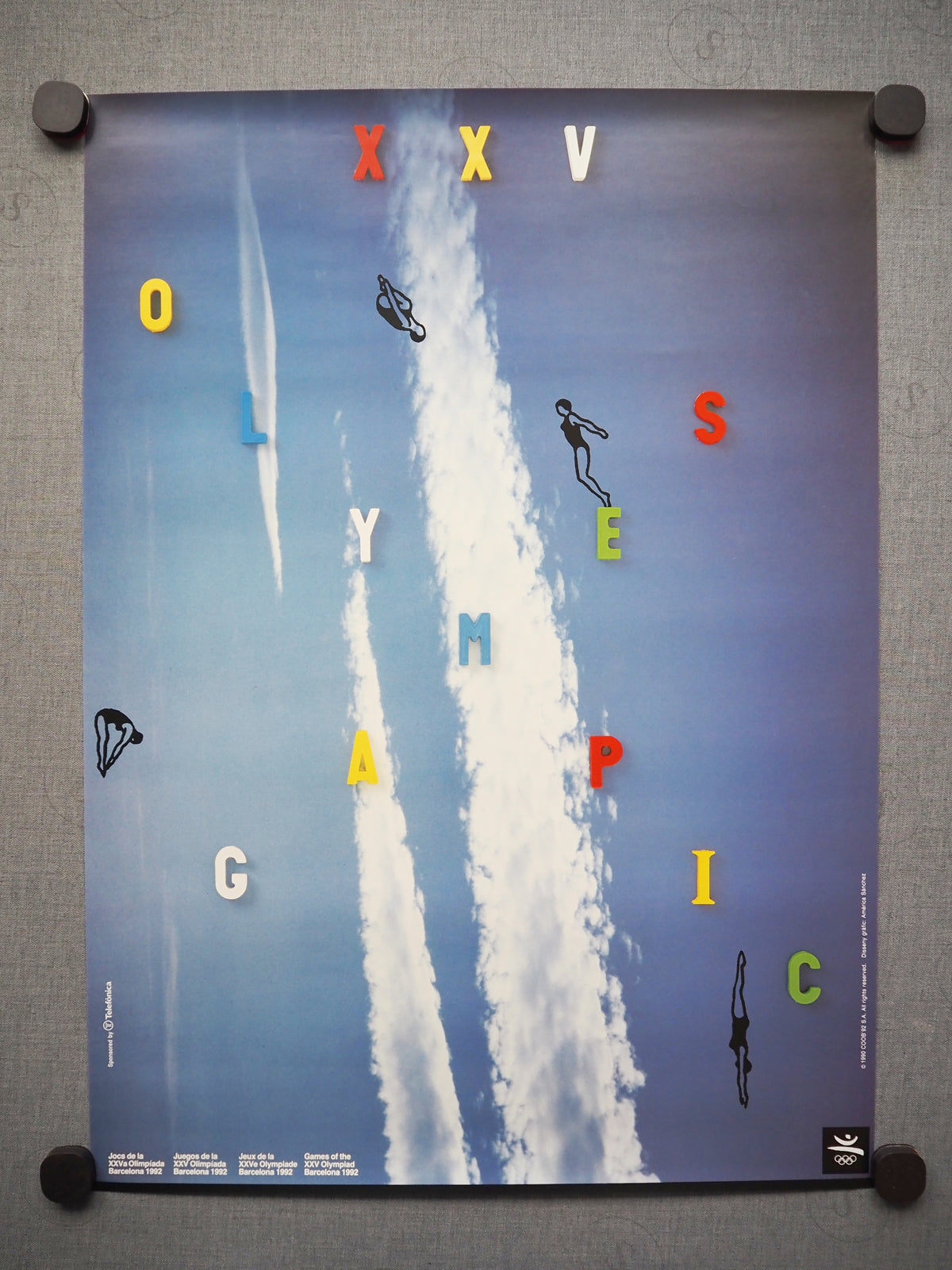 1992 Summer Olympic Games Barcelona (Official Poster) by América Sánchez - Original Vintage Poster