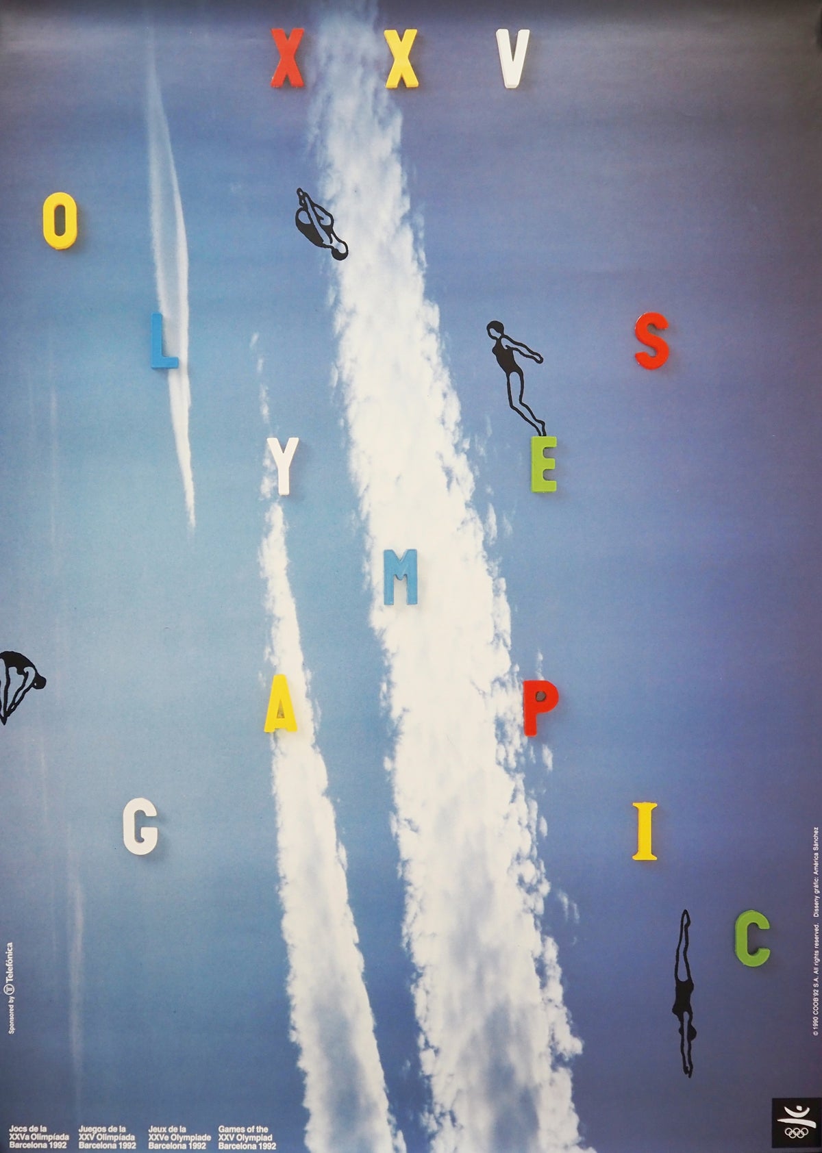 1992 Summer Olympic Games Barcelona (Official Poster) by América Sánchez - Original Vintage Poster